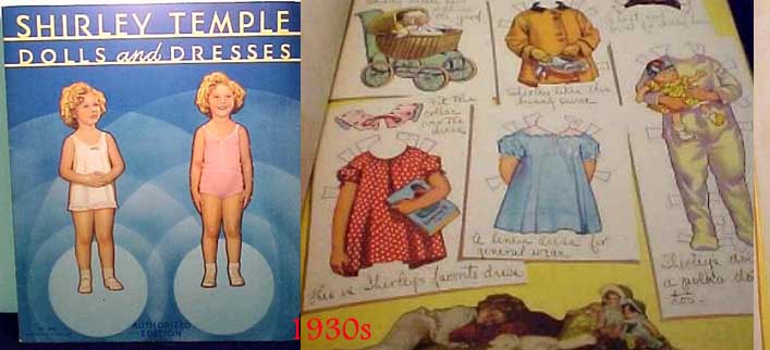 Shirley Temple Magnetic Paper Dolls collectible