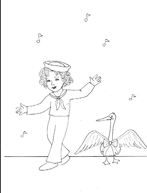 Shirley Temple Coloring Pages