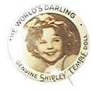 Genuine Shirley Temple doll pin